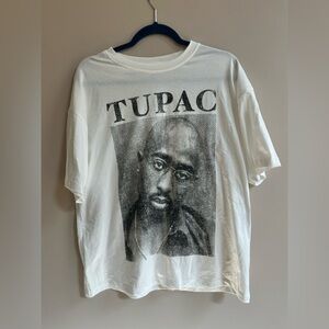 2Pac Tupac Shakur 100% Cotton Short Sleeve Graphic Tee Shirt Top, T-Shirt